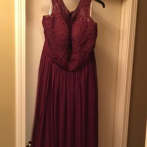Burgundy Formal Dress
